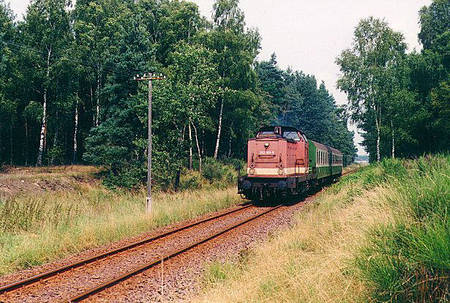 202 160 mit RB 7668 am 09.08.1996 hinter Lübars