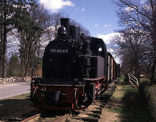 99 4644 im Schmalspurmuseum in Lindenberg